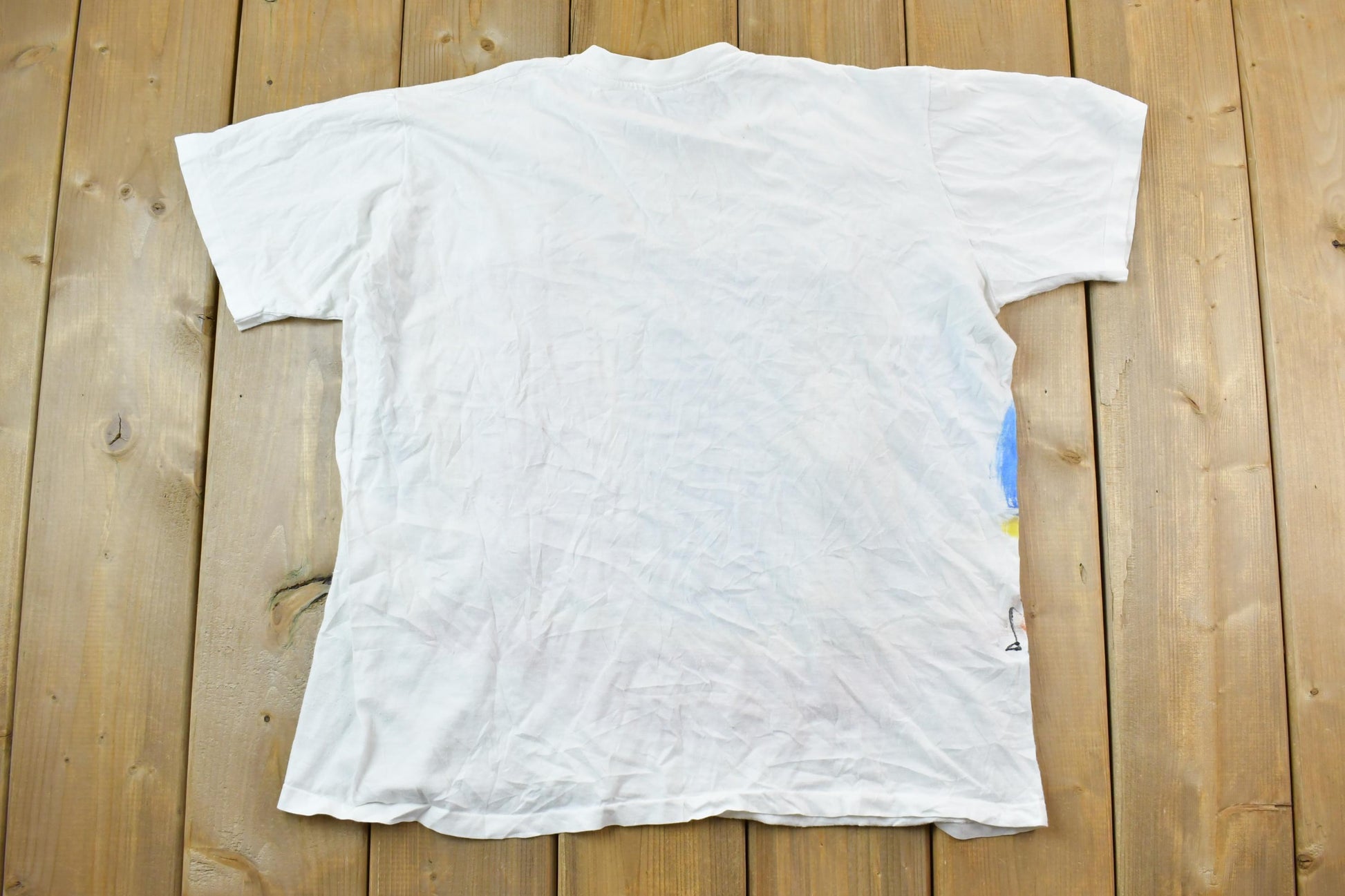 Vintage 1980s Caiman Graphic Drum T-Shirt