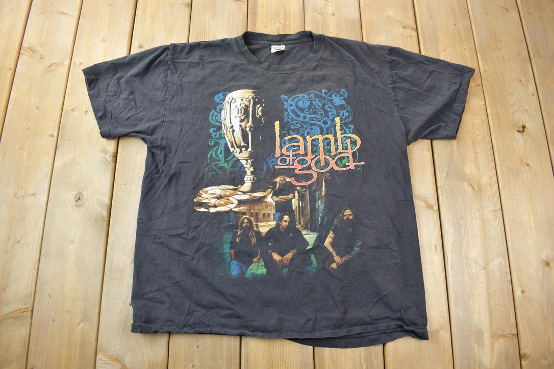 Vintage 1990s Lamb Of God Rock Band Tee