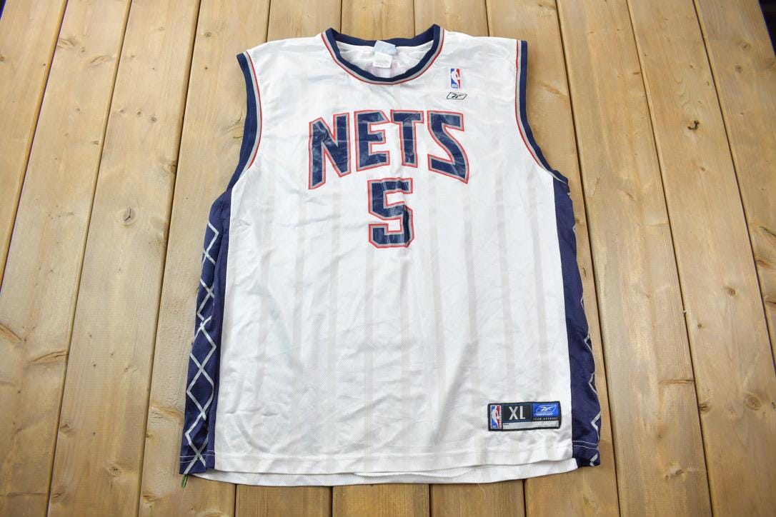 Vintage Y2K Jason Kidd NEw Jersey Nets #5 NBA Basketball Jersey Size XL