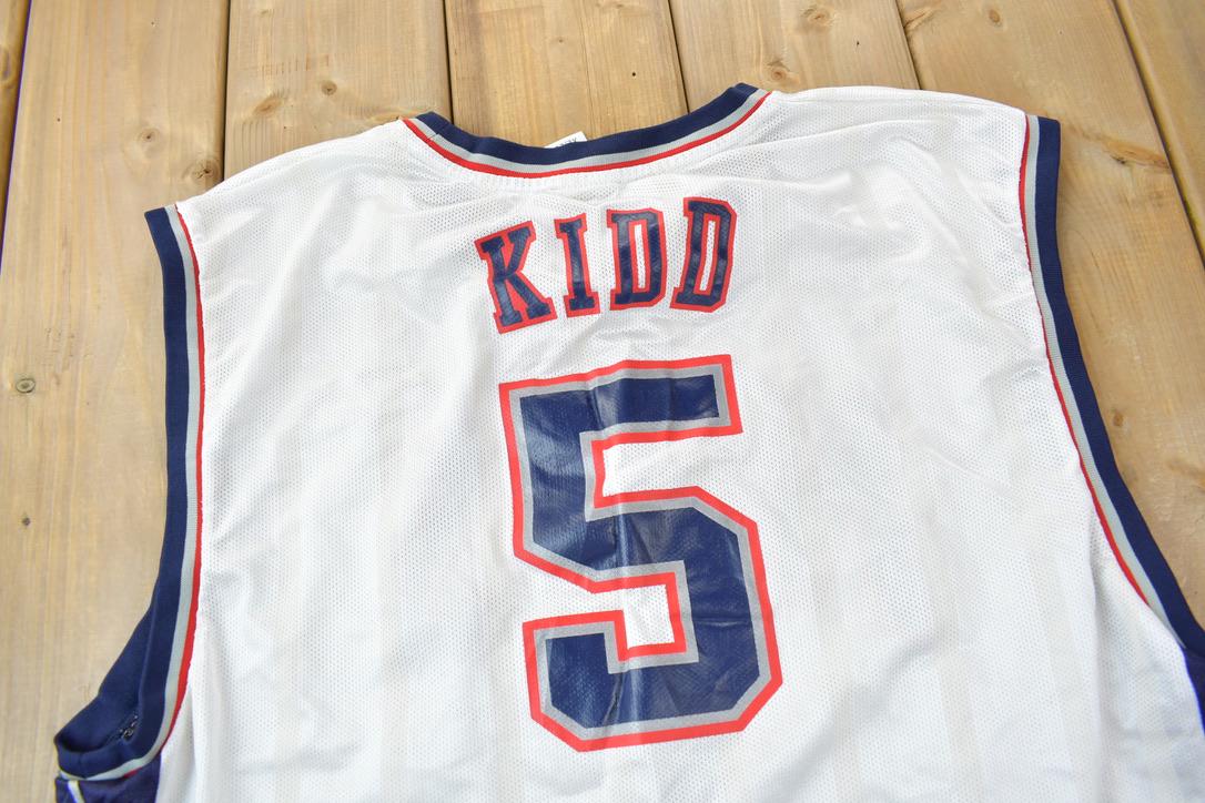 Vintage Y2K Jason Kidd NEw Jersey Nets #5 NBA Basketball Jersey Size XL