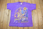 Vintage 1990s Los Angeles Lakers NBA Shaquille O'Neal Graphic T-Shirt