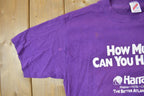 Vintage 1980s Harrah's Hotel & Casino Souvenir Travel T-Shirt