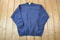 Vintage 1990s Navy Blue Crewneck Sweatshirt