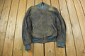 Vintage 1960s CRAFT Sportwear Suede Leather Bomber Jacket