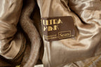 Vintage 1970s Brown Ultra Mink Faux Fur Sears Fur Coat