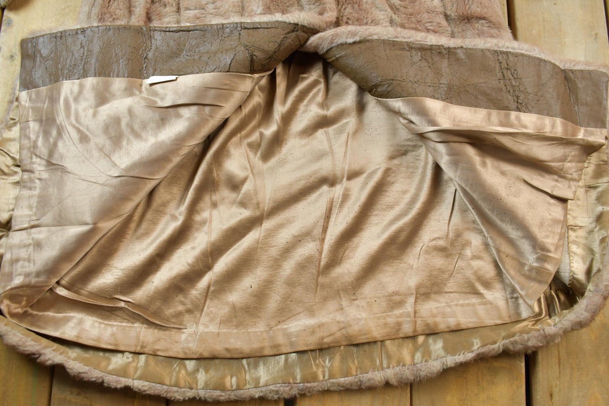 Vintage 1970s Brown Ultra Mink Faux Fur Sears Fur Coat