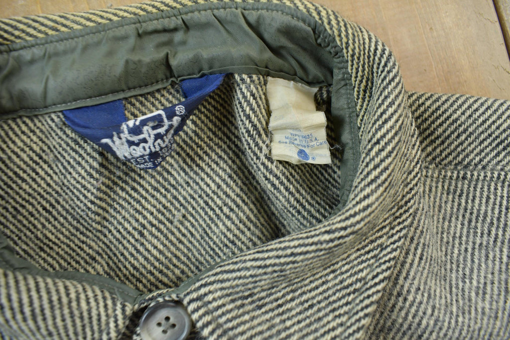 Vintage 1980s Woolrich Gray Button Up Shirt