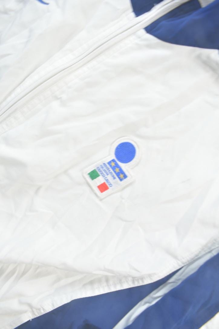 Vintage 1990s Nike Italia Color Block Windbreaker Jacket