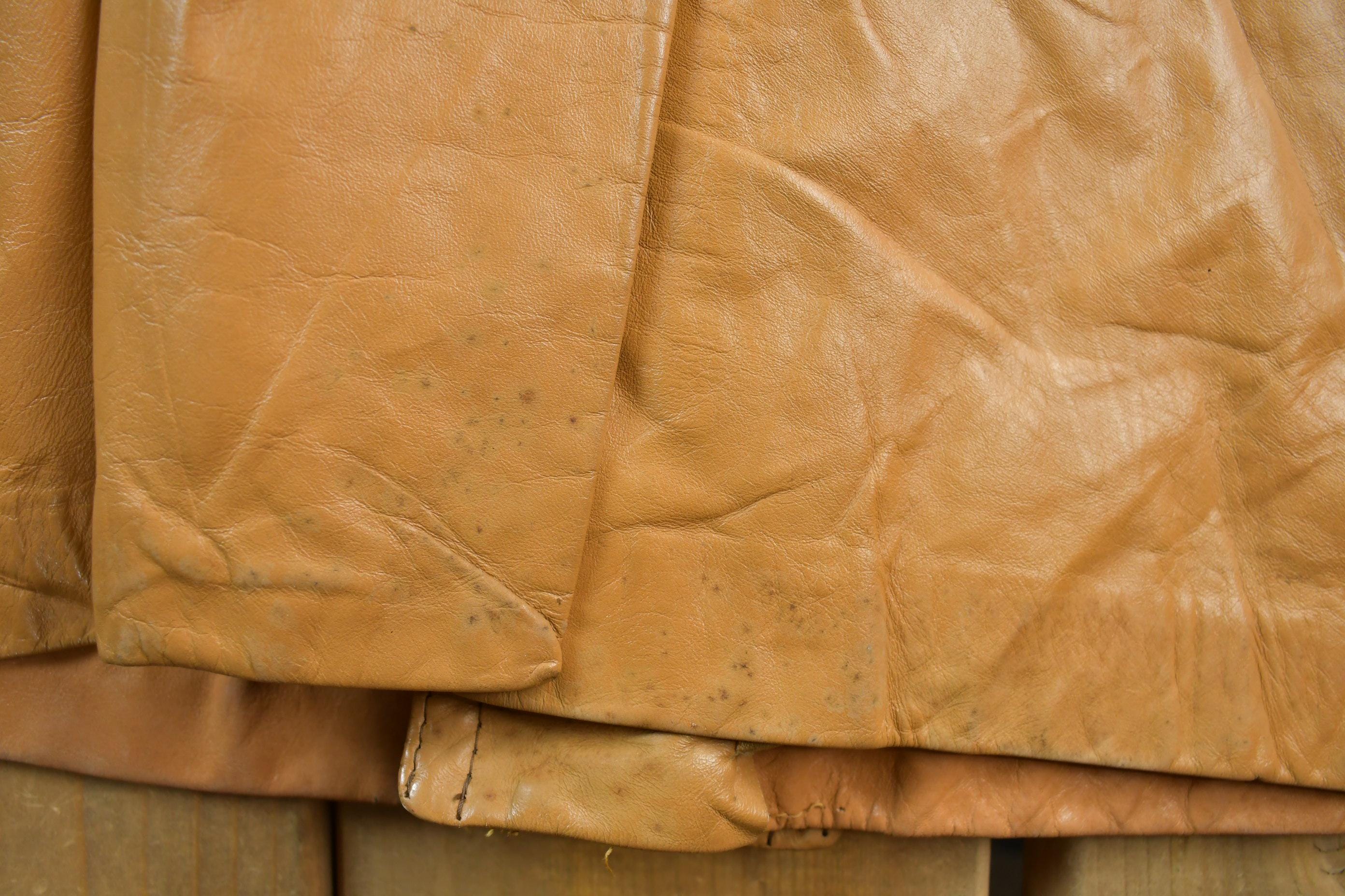 Vintage 1970s William Barry Leather Blazer Jacket