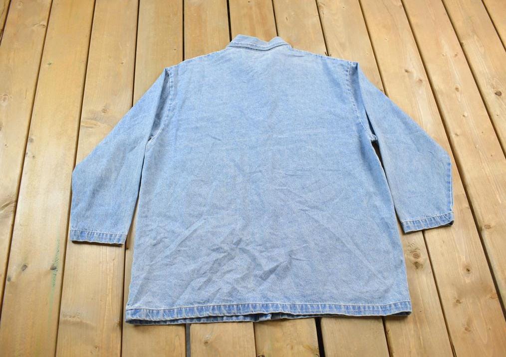 Vintage 1990s Cabin Creek Denim Button Up Shirt