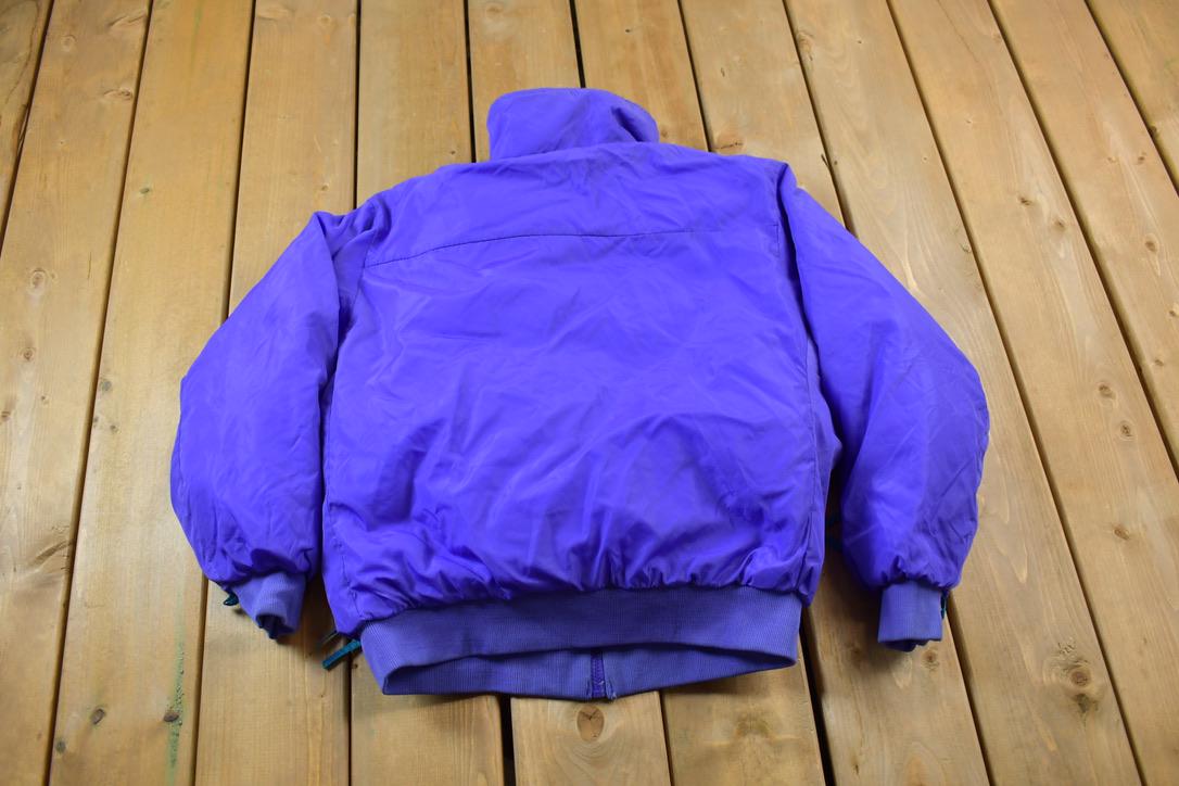 Vintage 1990s Columbia Sportswear Company Full Zip Reversible Puffer Jacket