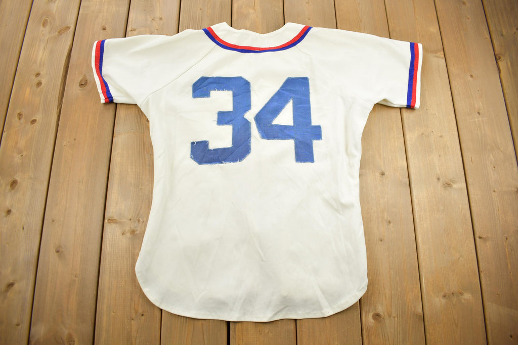 Vintage 1960s #34 Baseball Jersey