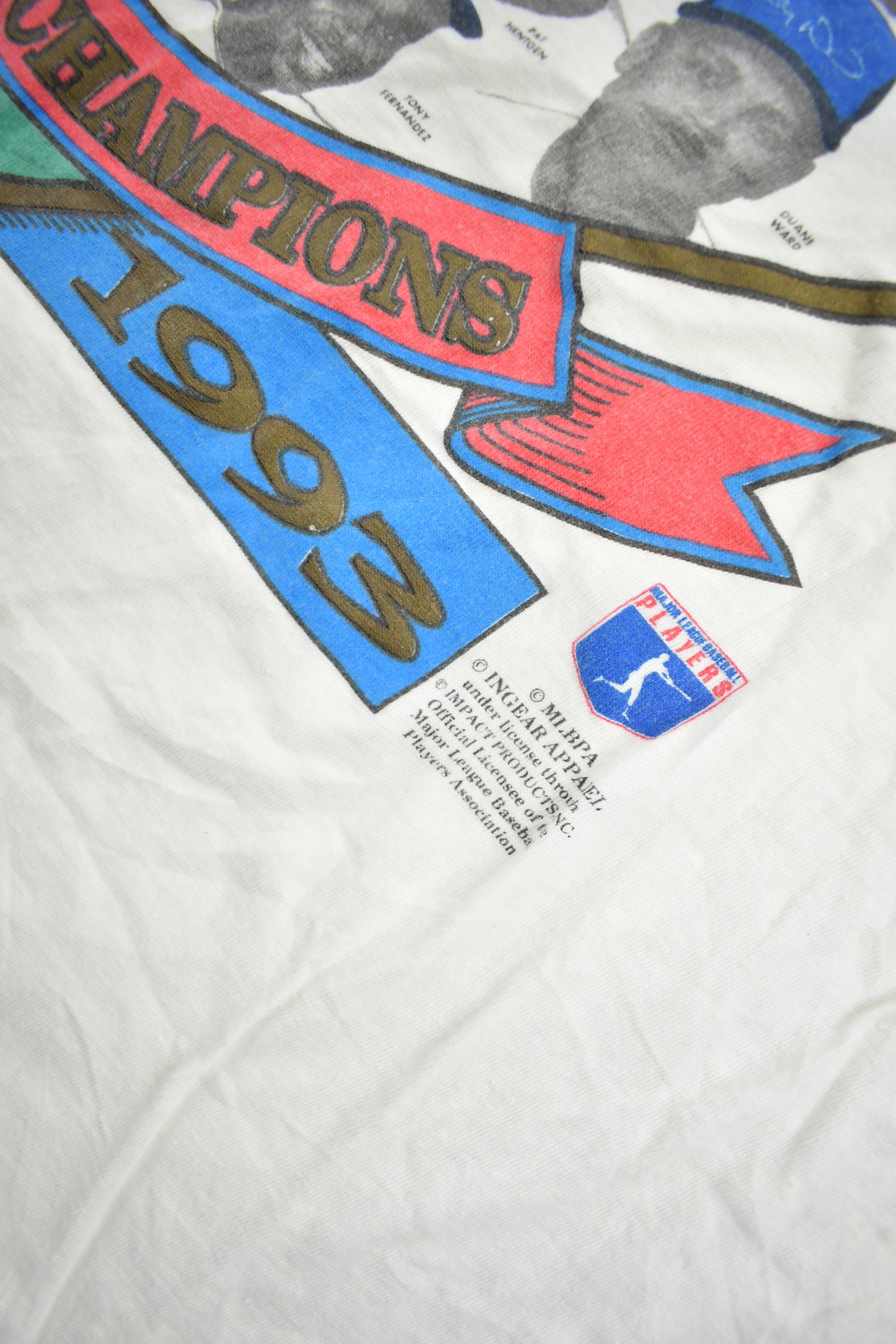 Vintage 1993 Toronto Blue Jays MLB World Series Back To Back Champions T-shirt