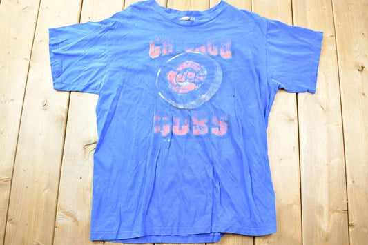 Vintage 1980s Chicago Cubs MLB  Graphic T-Shirt