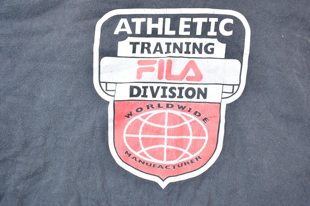 Vintage 1990s Fila Training Division Graphic T-Shirt