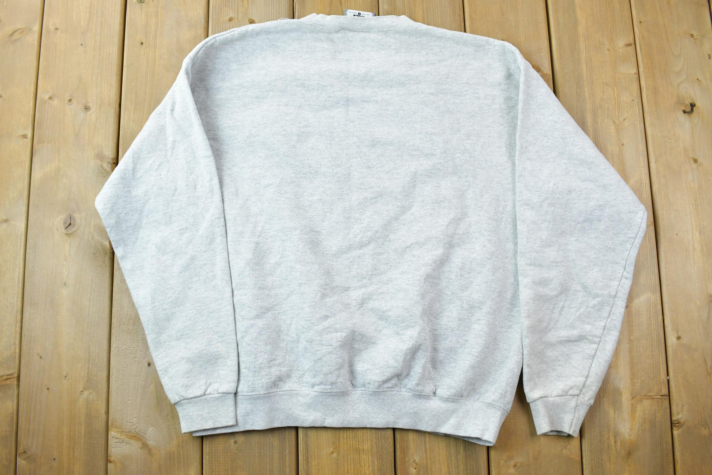 Vintage 1990s Lee Heavy Cotton Blank Grey Heavy Cotton Crewneck Sweatshirt