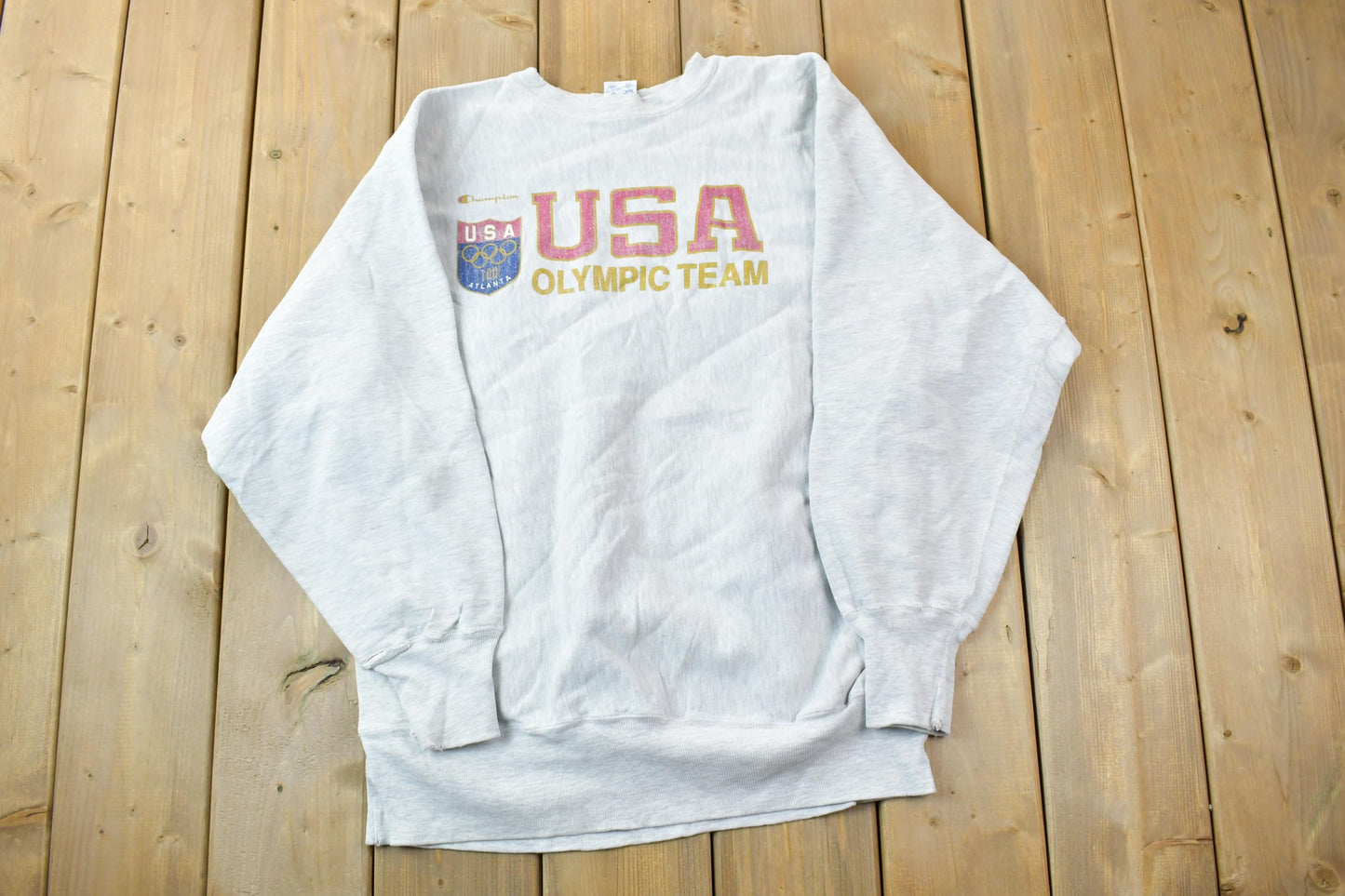 Vintage 1996 Atlanta Olympics Champion Reverse Weave USA Olympic Team Sweatshirt