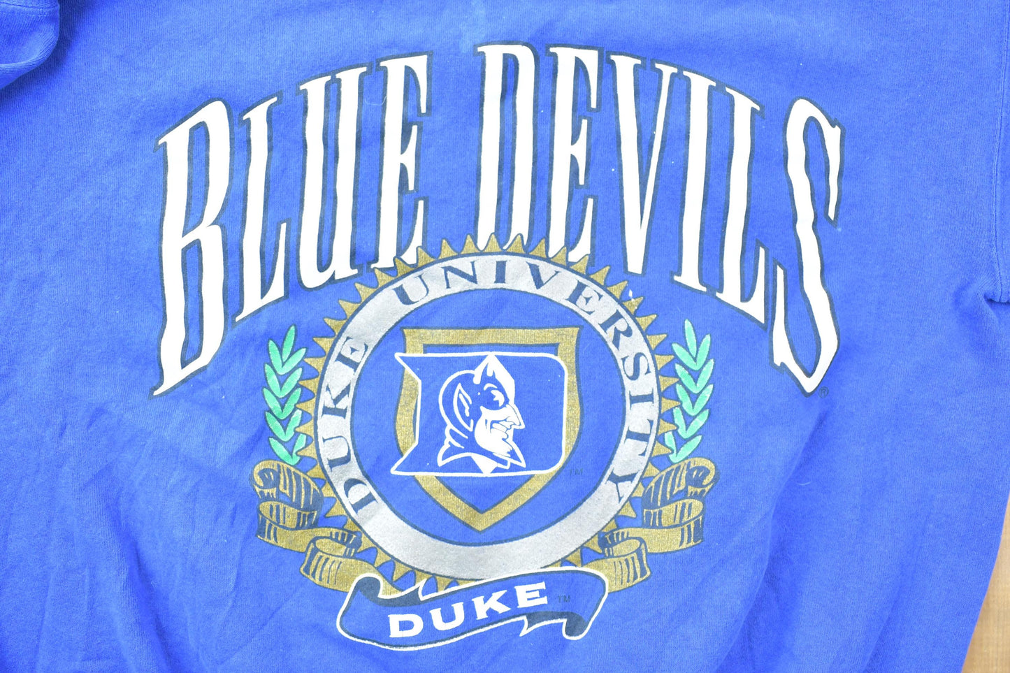 Vintage 1990s Duke University Blue Devils Nutmeg Collegiate Crewneck