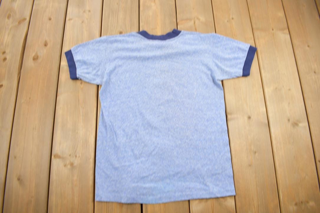Vintage 1970s Walt Disney Mickey Mouse Graphic Ringer T-Shirt