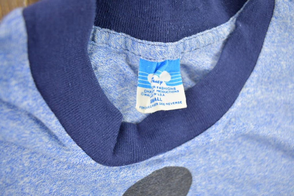 Vintage 1970s Walt Disney Mickey Mouse Graphic Ringer T-Shirt