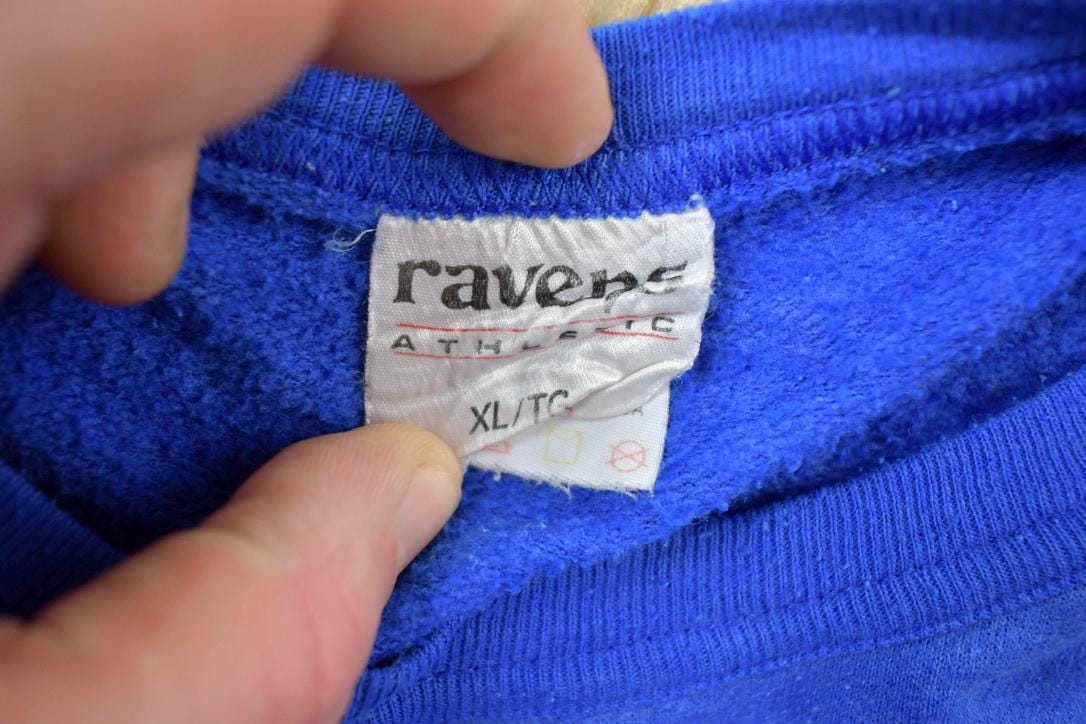 Vintage 1992 Ravens Toronto Blue Jays American League Champions MLB Crewneck Sweatshirt