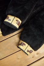 Vintage 1960s Upik Fur Products Brown Fur Zip Up Jacket