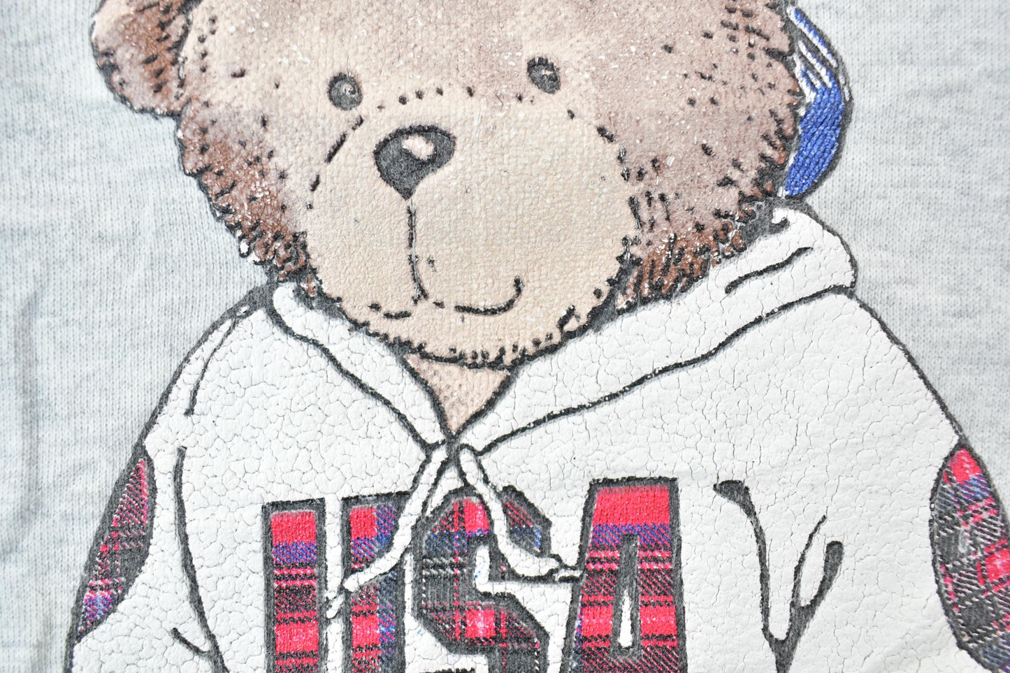 Vintage 1990s USA Bear Crewneck Sweatshirt