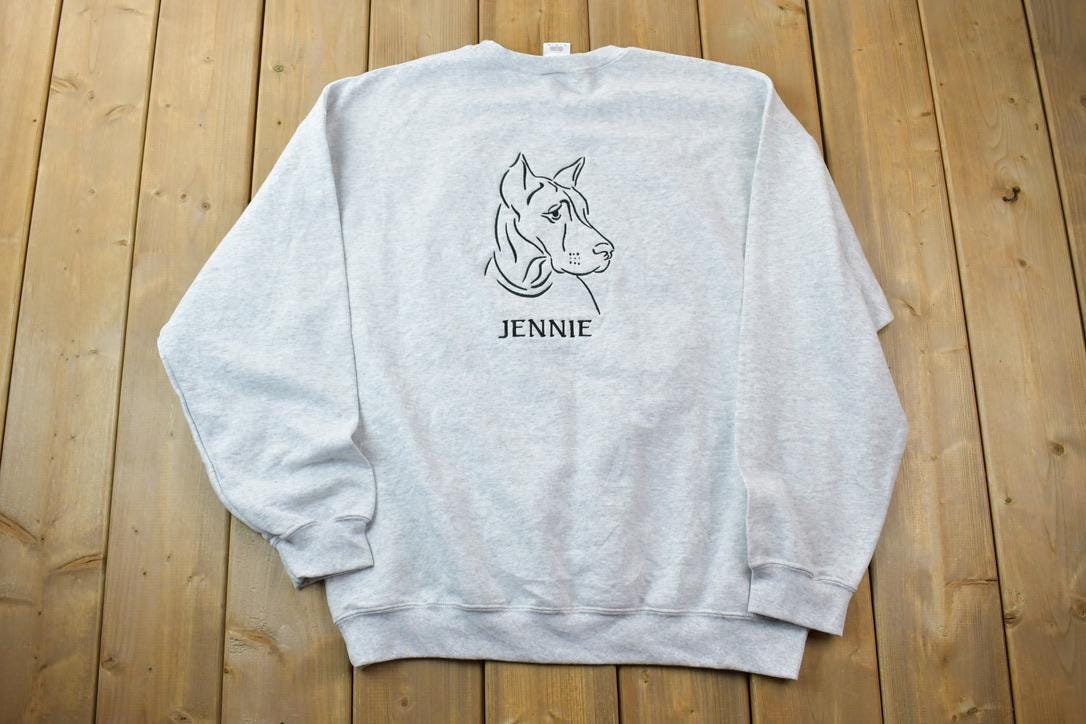 Vintage 1990s Paws For Friendship Cute Crewneck Sweater