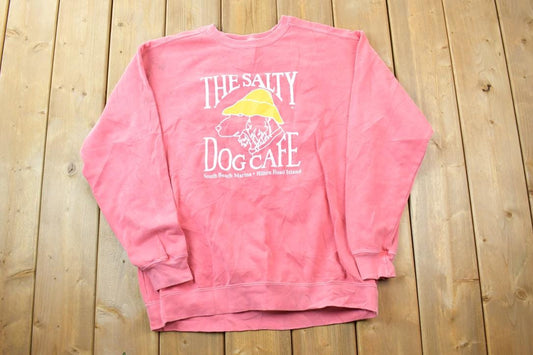 Vintage 1990s The Salty Dog Cafe South Beach Miami Crewneck Sweatshirt