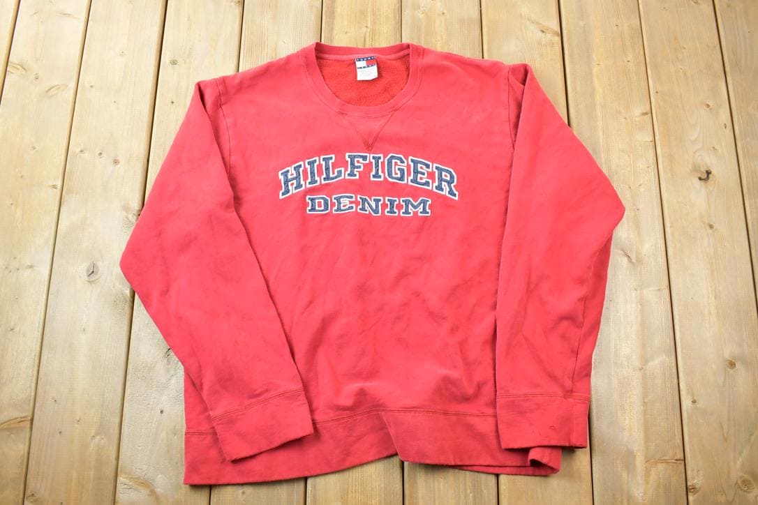 Vintage 1990s Hilfiger Denim Tommy Jeans Crewneck Sweatshirt