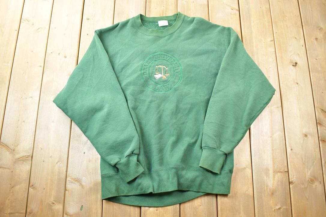 Vintage 1990s Drake University Law Collegiate Crewneck