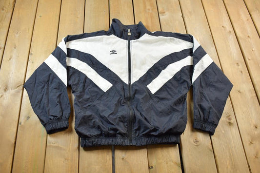 Vintage 1990s Umbro Sportswear Color Block Windbreaker