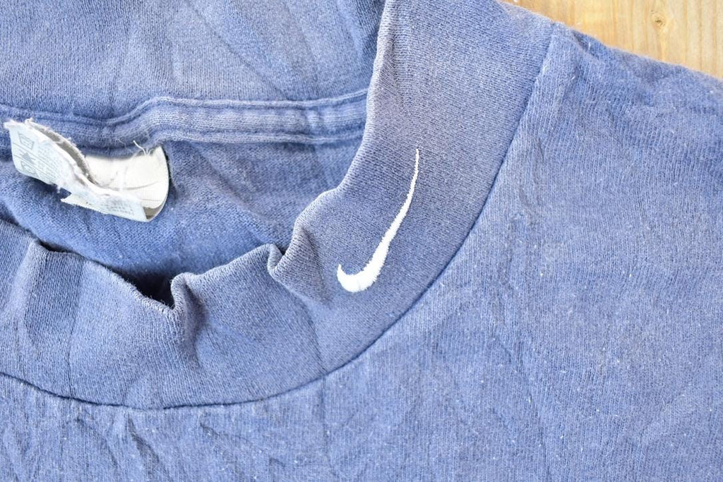 Vintage 1990s Nike Embroidered Mini Swoosh Crewneck Sweatshirt