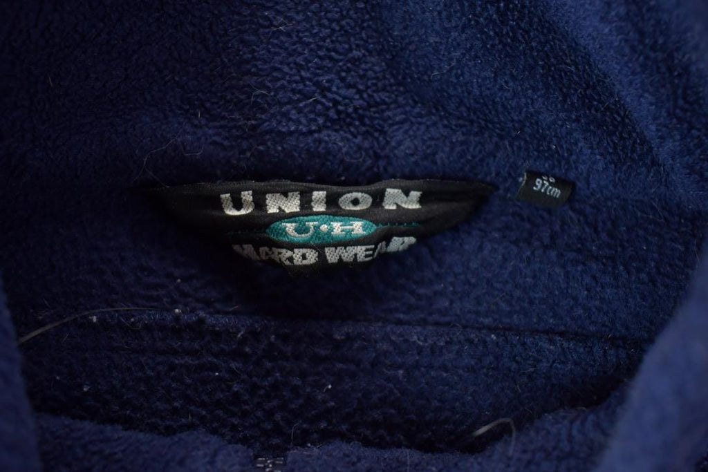 Vintage 1990s London England Fleece Mock Neck Sweatshirt