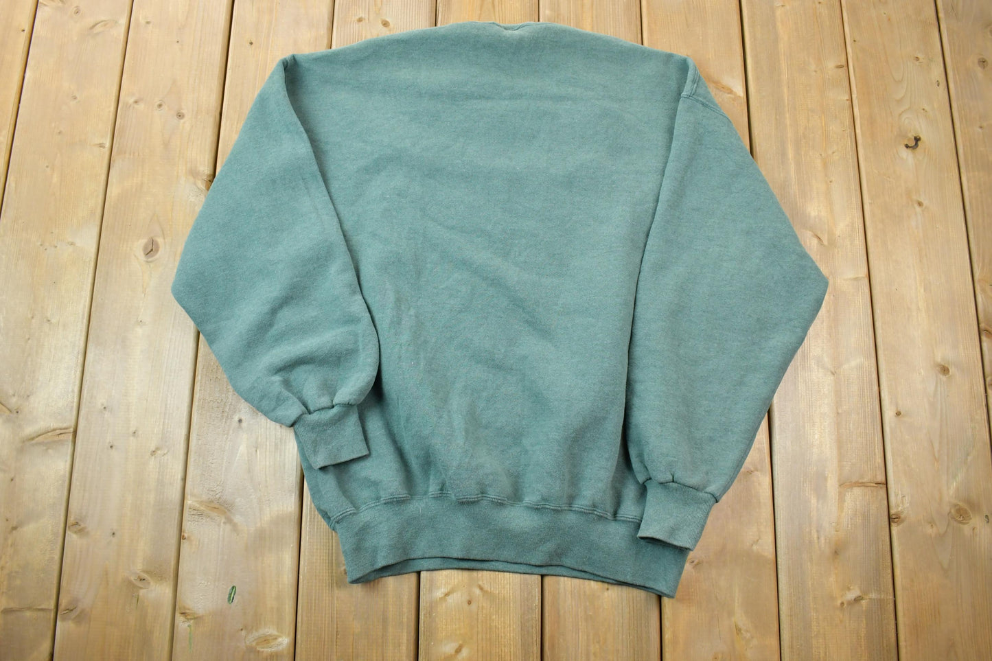 Vintage 1990s Russell Athletic Blank Hunter Green Crewneck Sweatshirt