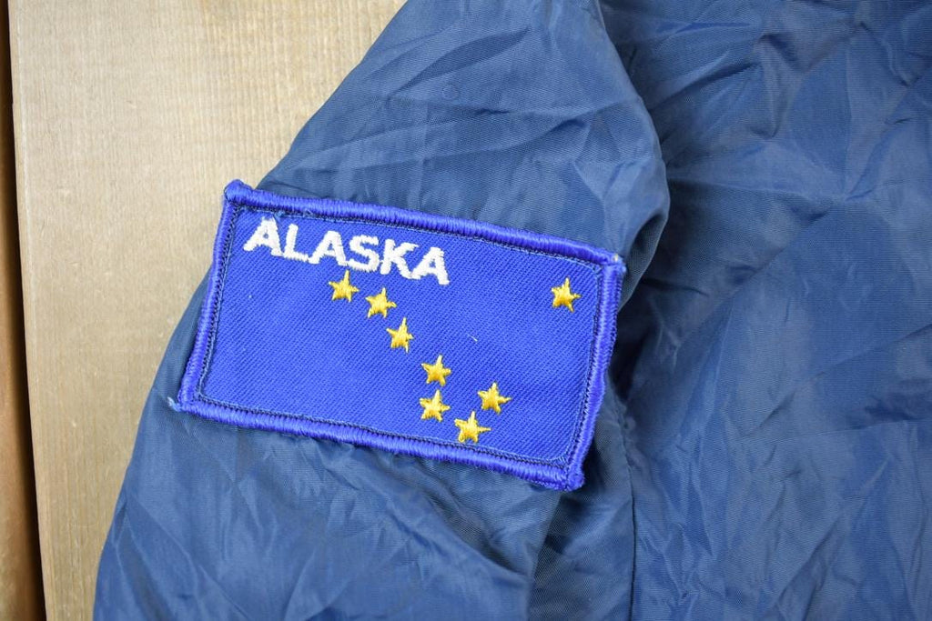 Vintage 1970s Alaska Jacket Sheldon Jackson College Light Team Jacket