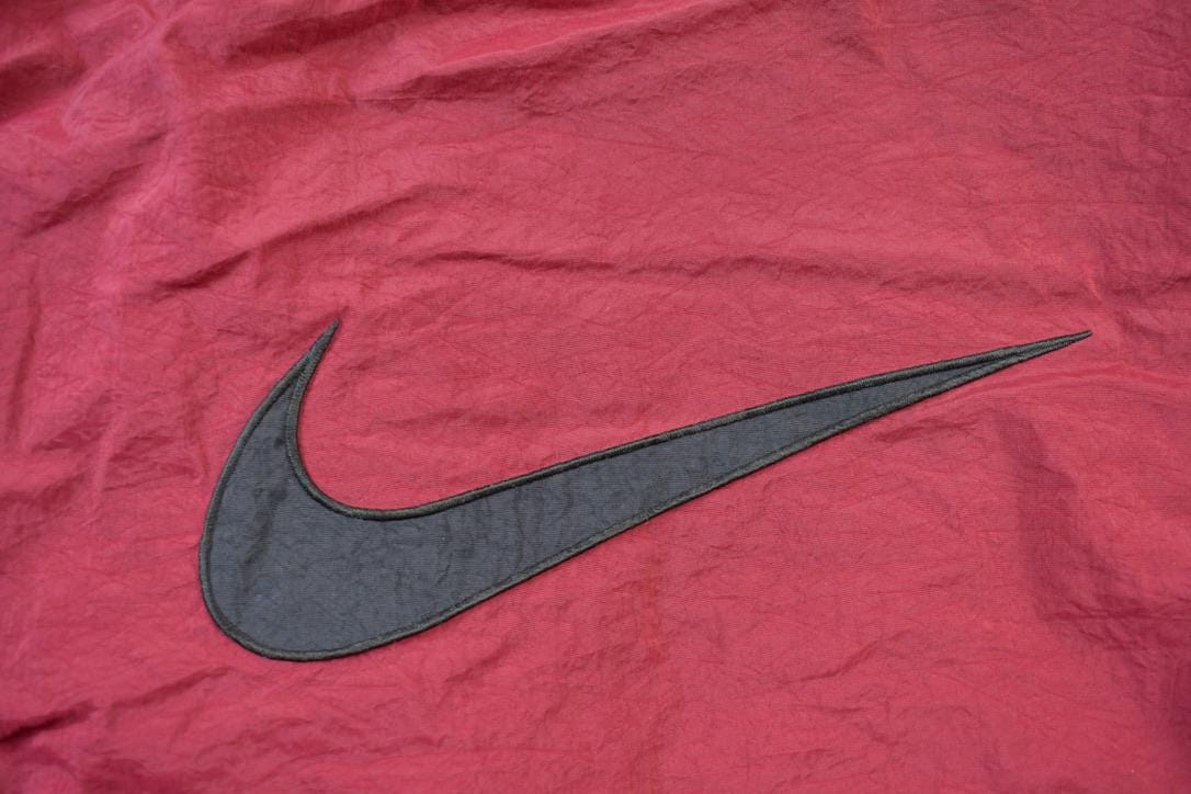 Vintage 1990s Nike Big Swoosh Color Block Windbreaker Jacket