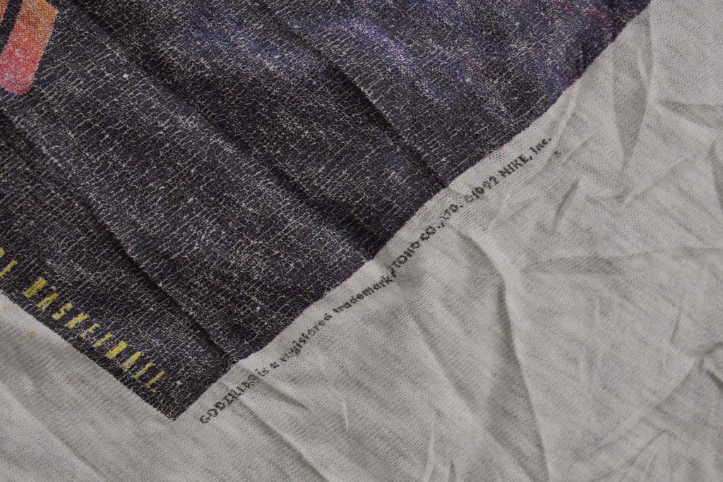 Vintage 1992 Godzilla VS Charles Barkley NIke Gray Tag Graphic T-Shirt