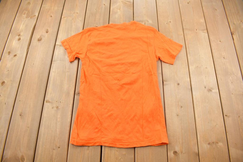 Vintage 1970s Catch Our Act At The Repertory Single Stitch Graphic T-Shirt Made In USA