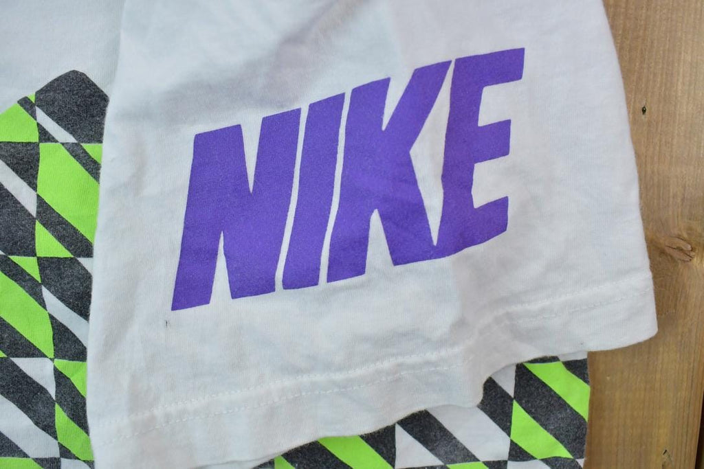 Vintage 1980s Nike Neon Graphic T-Shirt