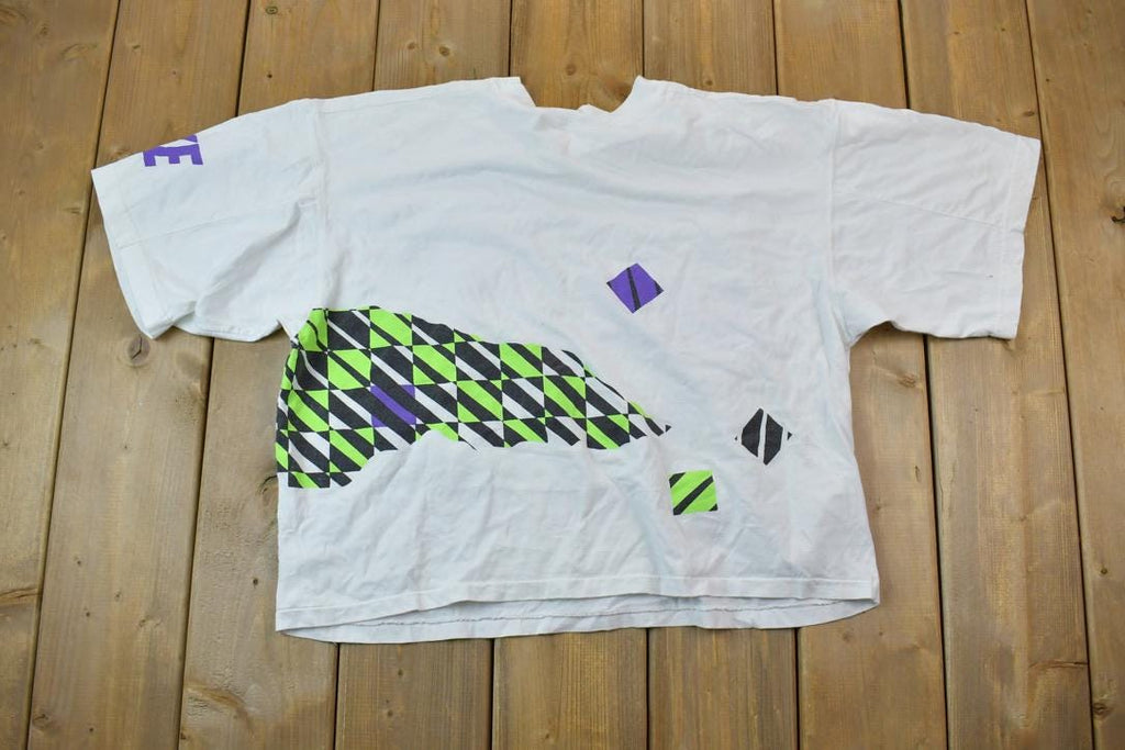 Vintage 1980s Nike Neon Graphic T-Shirt