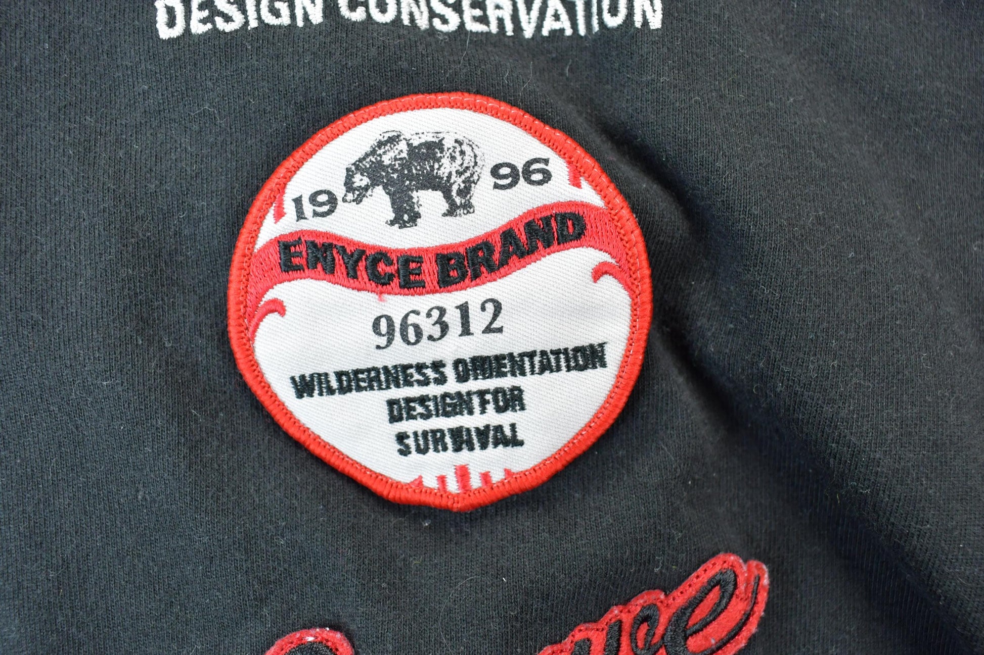 Vintage 1990s ENYCE Crazy Patchwork Crewneck Sweatshirt