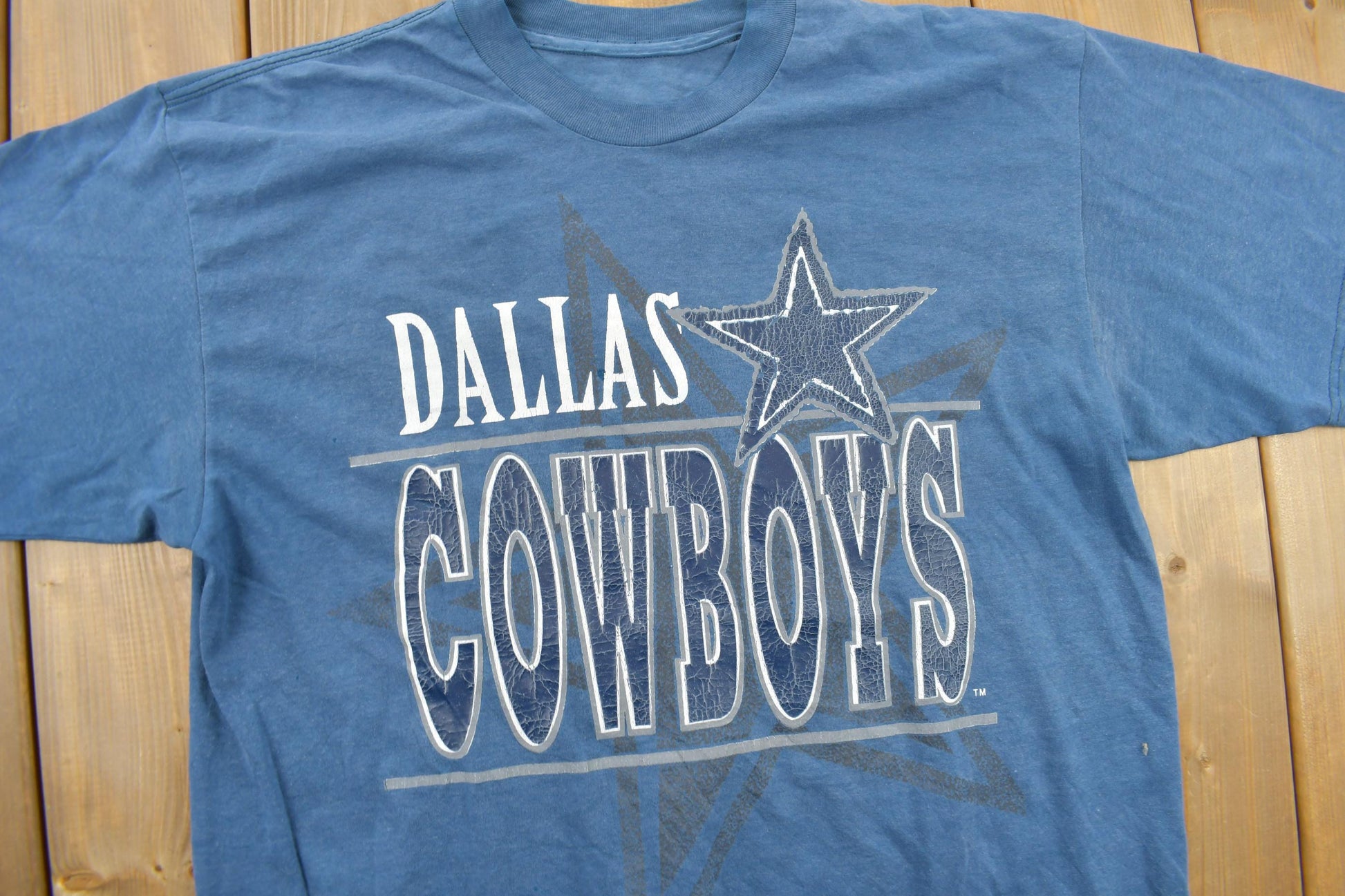 Vintage 1990s Dallas Cowboys NFL Double Sided T-Shirt