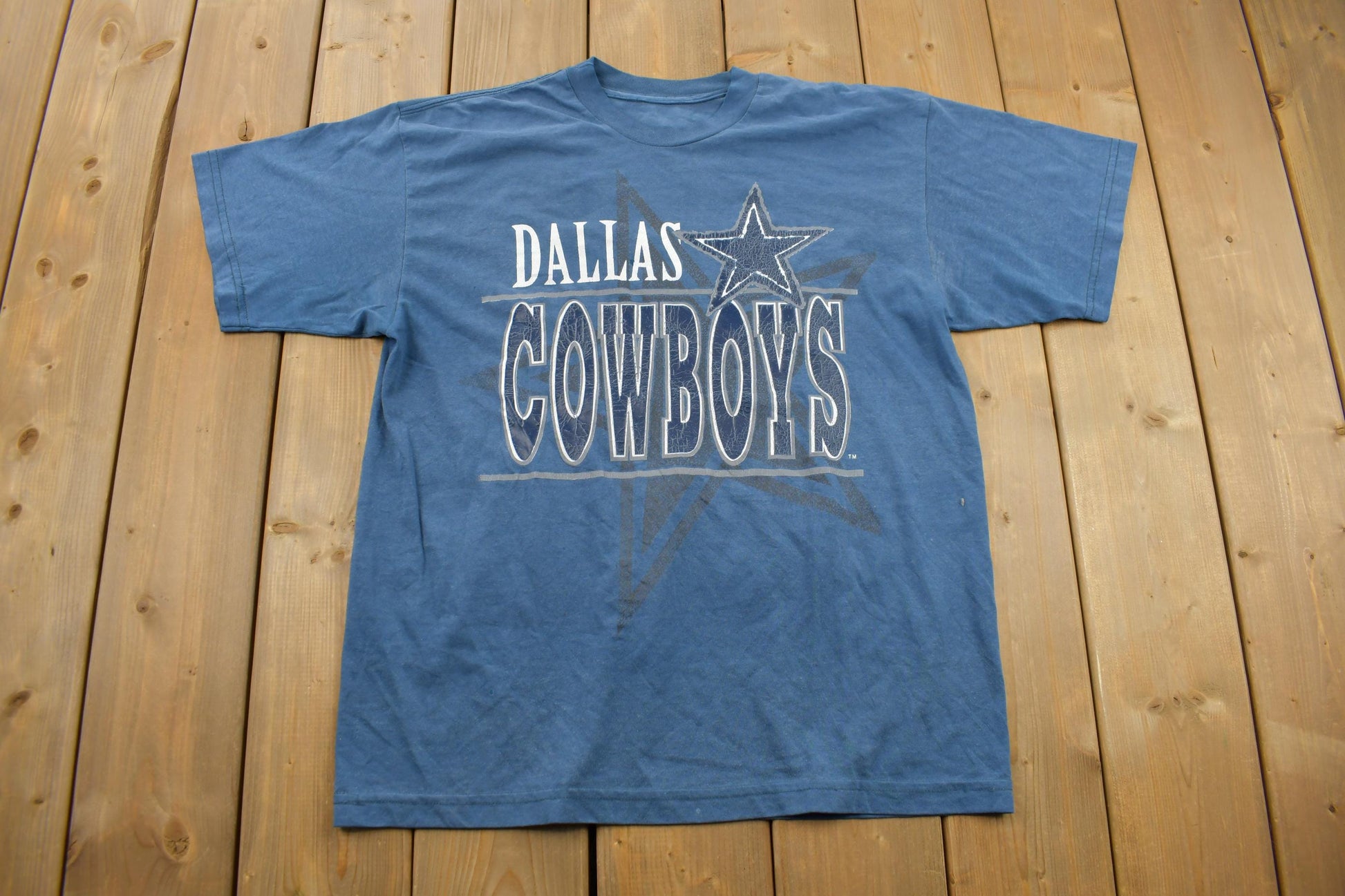 Vintage 1990s Dallas Cowboys NFL Double Sided T-Shirt