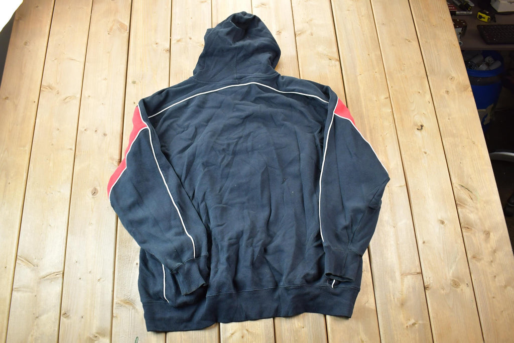 Vintage 1990s Chicago Blackhawks Majestic NHL Hockey Hoodie Sweatshirt