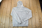 Vintage 1990s Nike Embroidered Mini Swoosh Full Zip Hoodie Sweatshirt