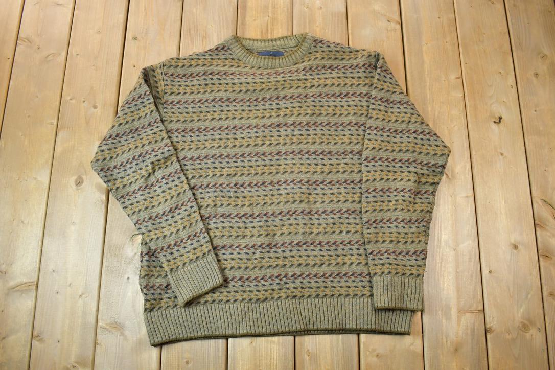 Vintage 1990s London Fog Knit Crewneck Sweater