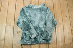 Vintage 1990s Ocean East All Over Print Fleece Sweater