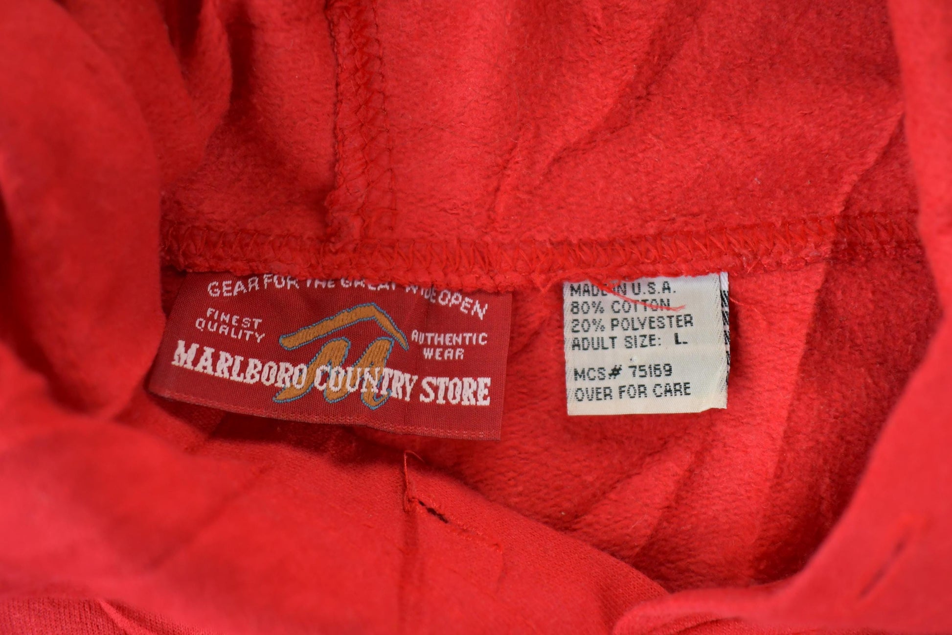 Vintage 1990s Marlboro Country Store Graphic Hoodie