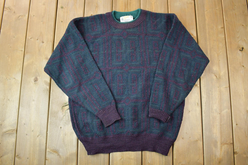 Vintage 1990s London Fog Knit Crewneck Sweater